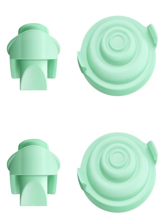 IVARONAL 2pcs Duckbill Valves and 2pcs Pump Seals Diaphragm Compatible with Elvie Breast Pump, Replace for Elvie Pump Valves and Diaphragm, Pump Seal Used for Original Flange, Not Original Parts - Image 1